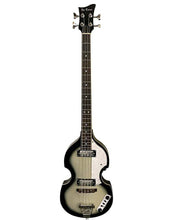 Load image into Gallery viewer, De Rosa USA Hollow Body electric violin bass guitar with maple body and neck, two humbucker pickups, and mahogany fingerboard