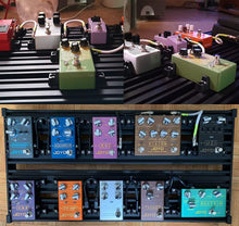 Load image into Gallery viewer, Guitar Pedal Board - Guitto Fixture Blocks Fixed Effects Pedalboard Aluminum Alloy Super Light with Carry Bag, No More Velcro (GPB-02 Medium Size: 51.7x33.2cm)