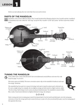 Load image into Gallery viewer, FIRST 15 LESSONS – MANDOLIN A Beginner's Guide, Featuring Step-By-Step Lessons with Audio, Video, and Popular Songs!-(6897699717314)