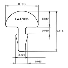 Load image into Gallery viewer, Fret Wire Set - 047x095 Nickel/Silver (25pcs)