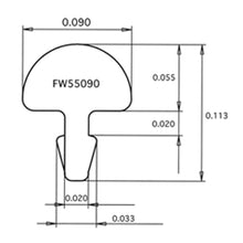 Load image into Gallery viewer, Fret Wire Set - 055x090 Nickel/Silver (25pcs)
