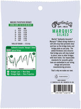 Load image into Gallery viewer, MARTIN MA530S EXTRA LIGHT 10 - 47 PHOSPHOR BRONZE AUTHENTIC ACOUSTIC MARQUIS® SILKED GUITAR STRINGS