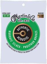 Load image into Gallery viewer, MARTIN MA530S EXTRA LIGHT 10 - 47 PHOSPHOR BRONZE AUTHENTIC ACOUSTIC MARQUIS® SILKED GUITAR STRINGS