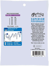 Load image into Gallery viewer, MARTIN MA535 CUSTOM LIGHT 11 - 52 PHOSPHOR BRONZE AUTHENTIC ACOUSTIC SUPERIOR PERFORMANCE SP® GUITAR STRINGS