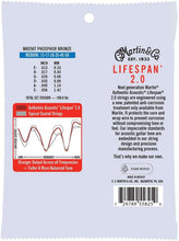 Load image into Gallery viewer, MARTIN MA550T MEDIUM 13 - 56 PHOSPHOR BRONZE AUTHENTIC ACOUSTIC LIFESPAN® 2.0 GUITAR STRINGS0