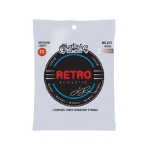 Load image into Gallery viewer, Martin Retro® medium light 13-56 acoustic guitar strings pack with corrosion-resistant Monel wrap wire and warm natural tone