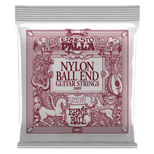Load image into Gallery viewer, ERNIE BALL ERNESTO PALLA 2409 BLACK & GOLD BALL-END NYLON CLASSICAL GUITAR STRINGS-(6924796756162)