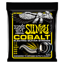 Load image into Gallery viewer, ERNIE BALL 2727 BEEFY SLINKY COBALT ELECTRIC GUITAR STRINGS - 11-54 GAUGE-(6633350463682)