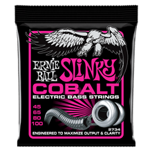 Load image into Gallery viewer, ERNIE BALL 2734 SUPER SLINKY COBALT ELECTRIC BASS STRINGS - 45-100 GAUGE-(6636924698818)