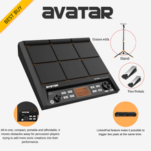 Load image into Gallery viewer, Avatar PD705 Electronic Strike Multi Pad-(6821531222210)