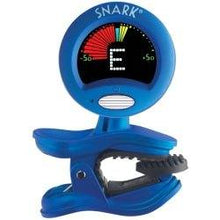 Load image into Gallery viewer, Snark SN-1X tuner blue clip-on chromatic guitar and bass tuner with full color rotating display and metronome