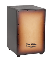 Load image into Gallery viewer, Gon Bops TPCJBTB Tumbao Pro Cajon Burnt Toast Burst with Carrying Bag - OPEN BOX - LIKE NEW