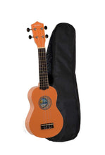 Load image into Gallery viewer, Hula Beach USA colorful soprano ukulele with basswood body and rosewood fingerboard with gig bag