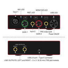 Charger l'image dans la galerie, Interface audio USB 2i2-3RD-GEN 2-IN, 2-OUT Focusrite Style SCARLITT