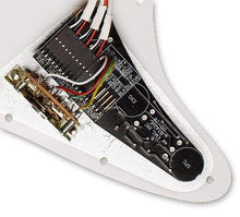 Load image into Gallery viewer, EMG David Gilmour Strat Pickguard Setup DG20 - SA/SA/SA Ivory 3 Ply White Pearloid Pickguard-(6580324565186)