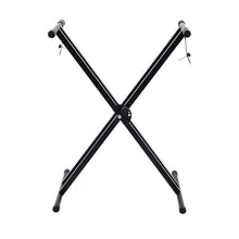 Load image into Gallery viewer, X Style Keyboard Stand Double Braced