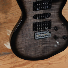 Charger l'image dans la galerie, Godin xtSA Trans Black Flame Multi-Voice Electric Guitar with Synth Access w/Bag – B Stock - Made in Canada
