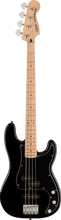 Load image into Gallery viewer, Squier Affinity Series® Precision Bass PJ with black body and maple fingerboard guitar
