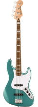 Charger l'image dans la galerie, Squier Affinity Series™ Active Jazz Bass®, Laurel Fingerboard, White Pickguard, Mystic Sea Foam Green - See Description
