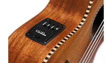 Load image into Gallery viewer, Cordoba 25T-CE Cutaway Tenor Ukulele - Herringbone, Pickup
