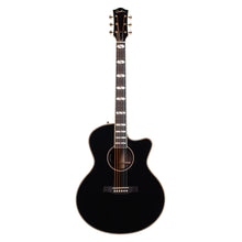 Charger l'image dans la galerie, Godin 053353 Connaisseur MJ Blk RW Acoustic Guitar With Hardshell Case - MADE IN CANADA
