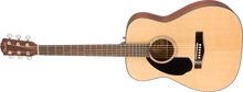 Load image into Gallery viewer, Fender CD-60S Left-Handed Dreadnought Acoustic Guitar - Natural Walnut Finish
