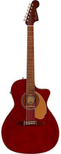 Charger l'image dans la galerie, Fender Newporter Player Limited-Edition Acoustic-Electric Guitar Midnight Wine - See Description
