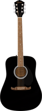Charger l'image dans la galerie, Fender FA-125 Dreadnought, Walnut Fingerboard, Black Acoustic Guitar - See Description
