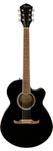 Charger l'image dans la galerie, Fender FA-135CE Concert, Walnut Fingerboard, Black Acoustic Guitar - See Description
