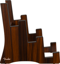Load image into Gallery viewer, Fender  Deluxe Wooden 3-Tier Guitar Stand
