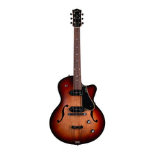 Load image into Gallery viewer, Godin 053162 5th Avenue CW Kingpin II vintage burst electric guitar with Canadian Wild Cherry body and P90 pickups
