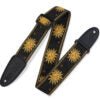 Load image into Gallery viewer, Levy's MPJG '60s Sun Polyester Guitar Strap - Black/Yellow
