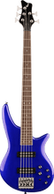 Load image into Gallery viewer, Jackson JS Series Spectra Bass JS3V, Laurel Fingerboard, Indigo Blue 5 String Bass Guitar - See Description
