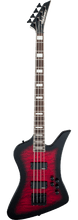 Load image into Gallery viewer, Jackson  JS Series Kelly™ Bird JS3Q, Amaranth Fingerboard, Transparent Red Burst Bass Guitar - See Description
