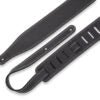 Load image into Gallery viewer, Levy’s Butter Double Stitch Black Guitar Strap - M17BDS-BLK
