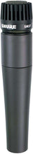 Load image into Gallery viewer, Shure SM57 dynamic instrument microphone with cardioid pattern and pop filter for clear vocals and instrument isolation
