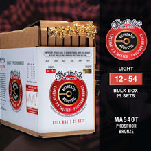Load image into Gallery viewer, Martin Authentic Acoustic Lifespan® 2.0 Guitar Strings Phosphor Bronze - 25 Bulk Sets
