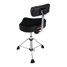 Charger l'image dans la galerie, Gibraltar 9808HMB 9000 Series 16" Hydraulic Saddle Drum Throne with Backrest
