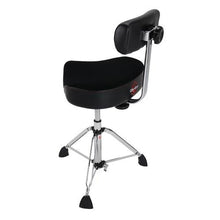 Charger l'image dans la galerie, Gibraltar 9808HMB 9000 Series 16" Hydraulic Saddle Drum Throne with Backrest

