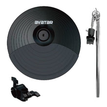 Load image into Gallery viewer, Avatar CBL15112-C 12" Dual-zone Cymbal With Choke Universal Expansion Cymbal Bundle for Electronic Drum Set
