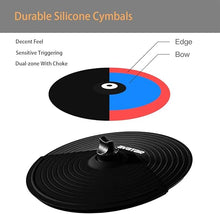 Load image into Gallery viewer, Avatar CBL15112-C 12" Dual-zone Cymbal With Choke Universal Expansion Cymbal Bundle for Electronic Drum Set
