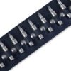 Load image into Gallery viewer, Levy's PM28-2B Genuine Leather Guitar Strap - Black (Bullet Gun)
