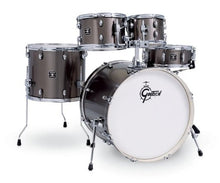 Load image into Gallery viewer, Gretsch Drums Energy 5-Piece Drum Set with Hardware Package &amp; Cymbals - Grey Steel
