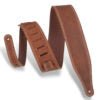 Load image into Gallery viewer, Levy's M17BDS-BRN Butter Double Stitch 2.5" Wide Garment Leather Guitar Strap

