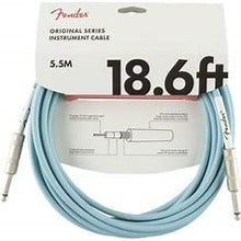 Load image into Gallery viewer, FENDER  DAPHNE BLUE ORIGINAL SERIES 18.6 FOOT INSTRUMENT CABLE

