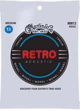 Load image into Gallery viewer, Martin Retro® acoustic guitar strings medium gauge MM13 with corrosion-resistant Monel wrap wire
