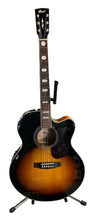 Charger l'image dans la galerie, Cort CJ3V Tobacco Antique Burst Acoustic Electric Jumbo Body Guitar - With Carrying Bag - PRE OWNED
