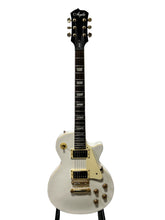 Charger l'image dans la galerie, Agile Les Paul Style Electric Guitar White with Gold Hardware - Pre Owned
