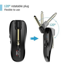 Load image into Gallery viewer, AROMA ARG-05 WIRELESS GUITAR AUDIO TRANSMISSION SYSTEM TRANSMITTER RECEIVER BUILT-IN RECHARGEABLE BATTERY 115 FEET TRANSMISSION DISTANCE
