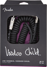 Load image into Gallery viewer, Fender Jimi Hendrix Voodoo Child Cable, 30 ft - Black
